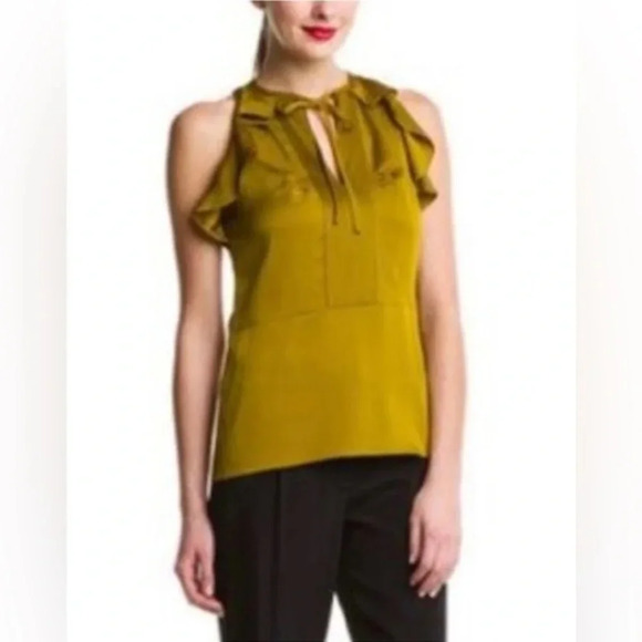 DIANE VON FURSTENBERG Berit Silk Top‎ - Picture 1 of 8